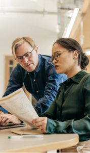 Sunny Sabbini - Business partners studying KPIs with concern